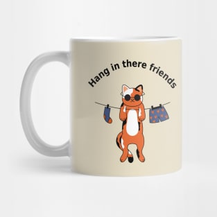 cute orange cat , funny cat, cute pet Mug